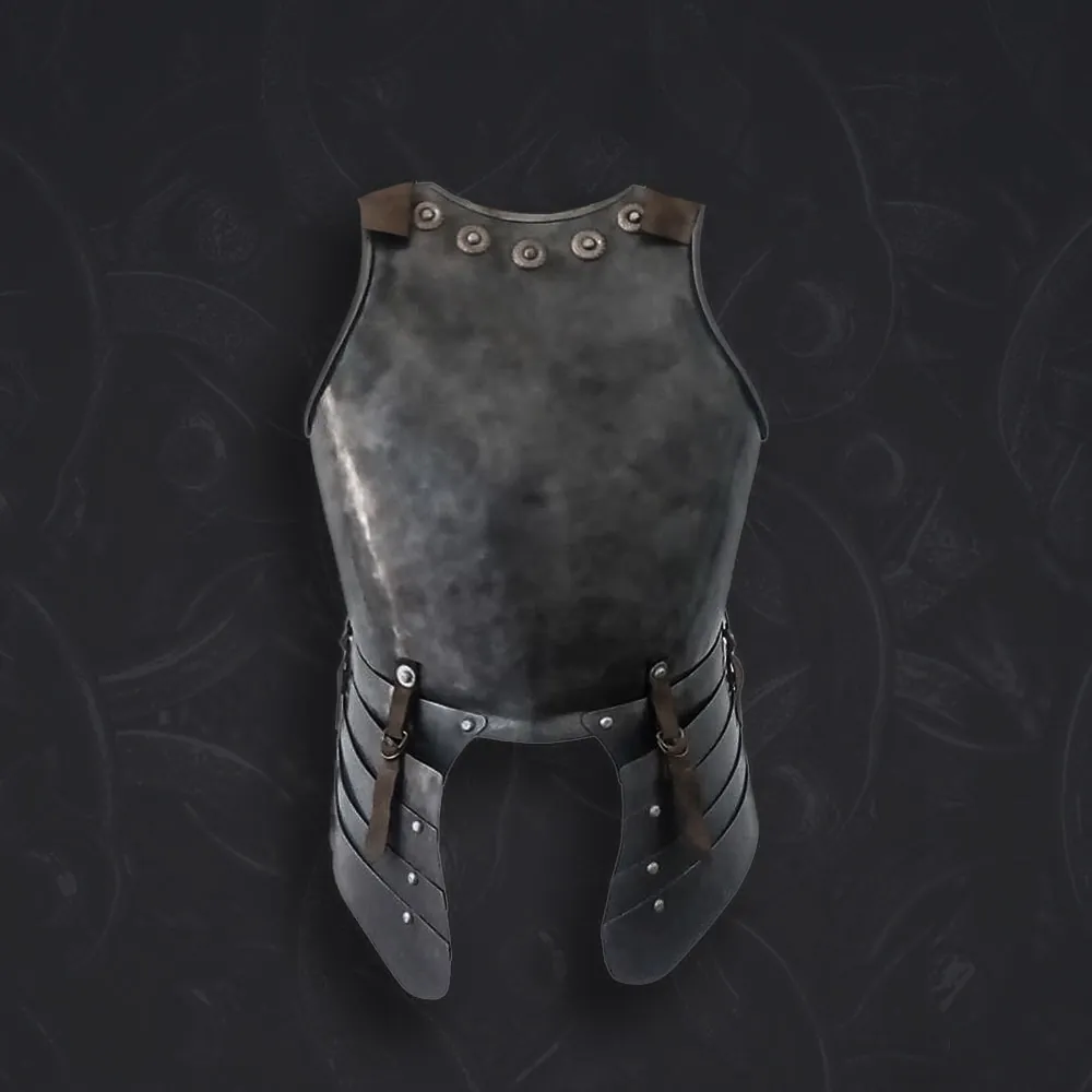 Dark breastplate with waist plates